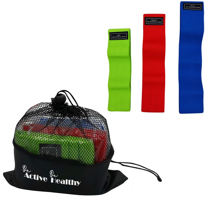 HH7874 Fabric Resistance Band Set With Custom I...